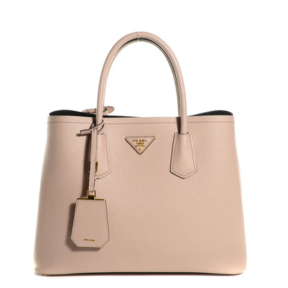 Prada Saffiano Cuir Medium Double Bag Cammeo 1 of 9