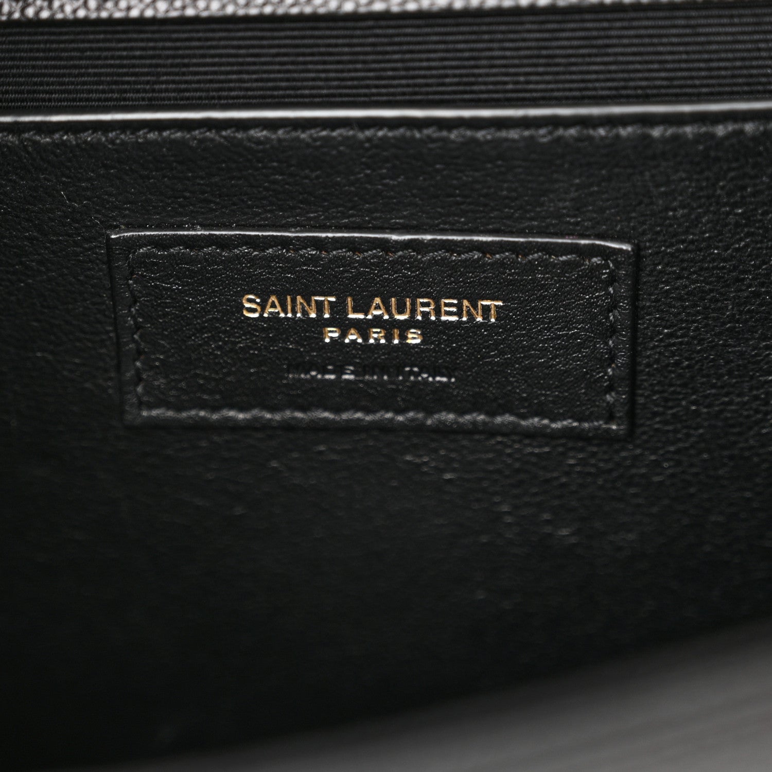 Saint Laurent Grain De Poudre Medium Classic Monogram Kate Satchel Black 6 of 12