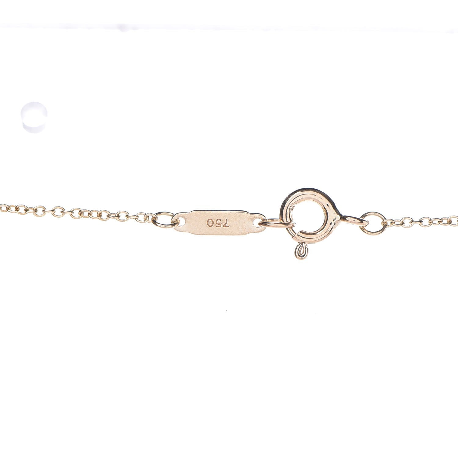 Tiffany 18K Yellow Gold Diamond Mini Heart Lock Pendant Necklace 6 of 7