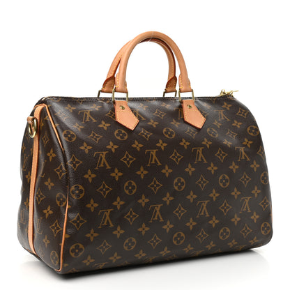 Louis Vuitton Monogram Speedy Bandouliere 35 2 of 14