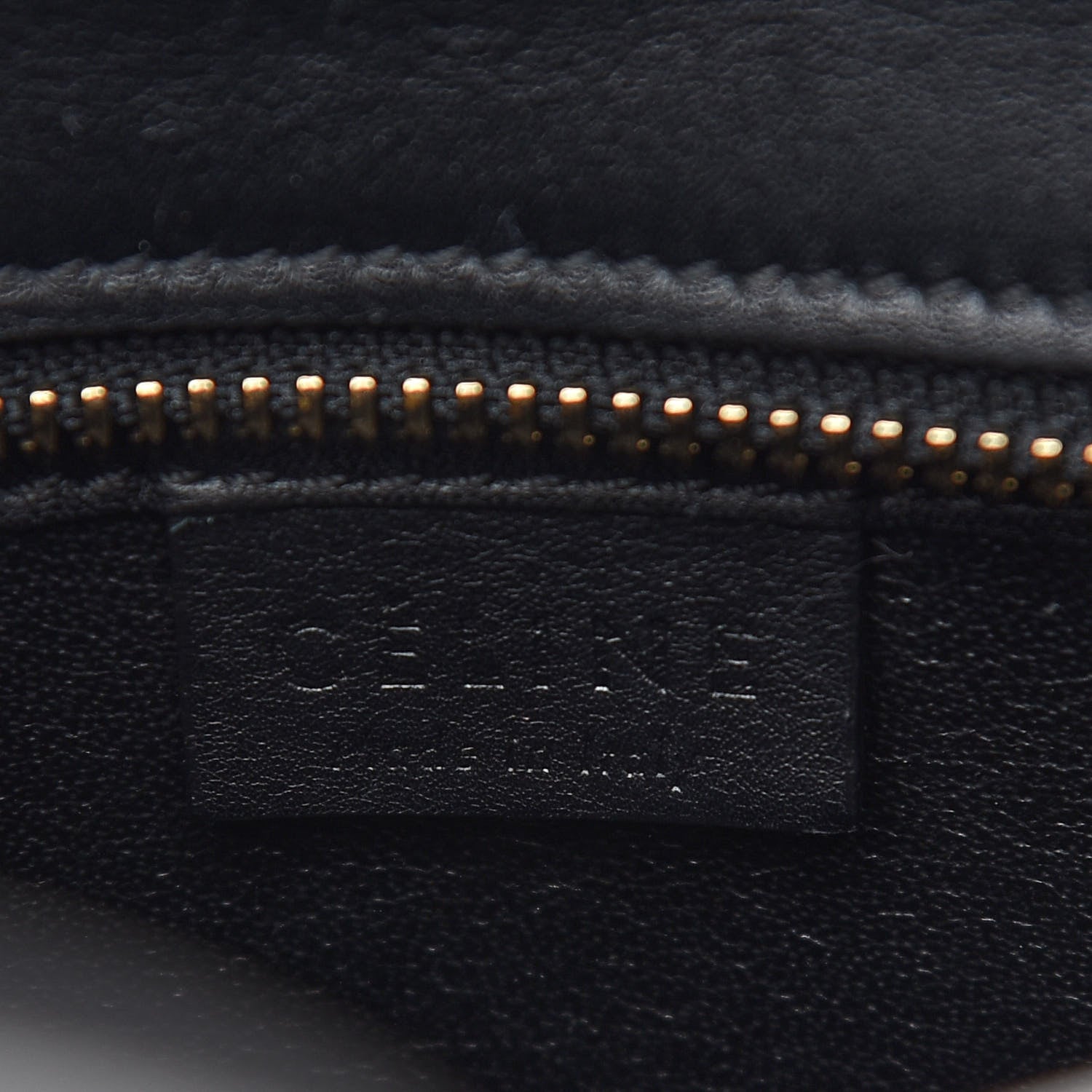 Celine Smooth Calfskin Nano Luggage Black 6 of 11