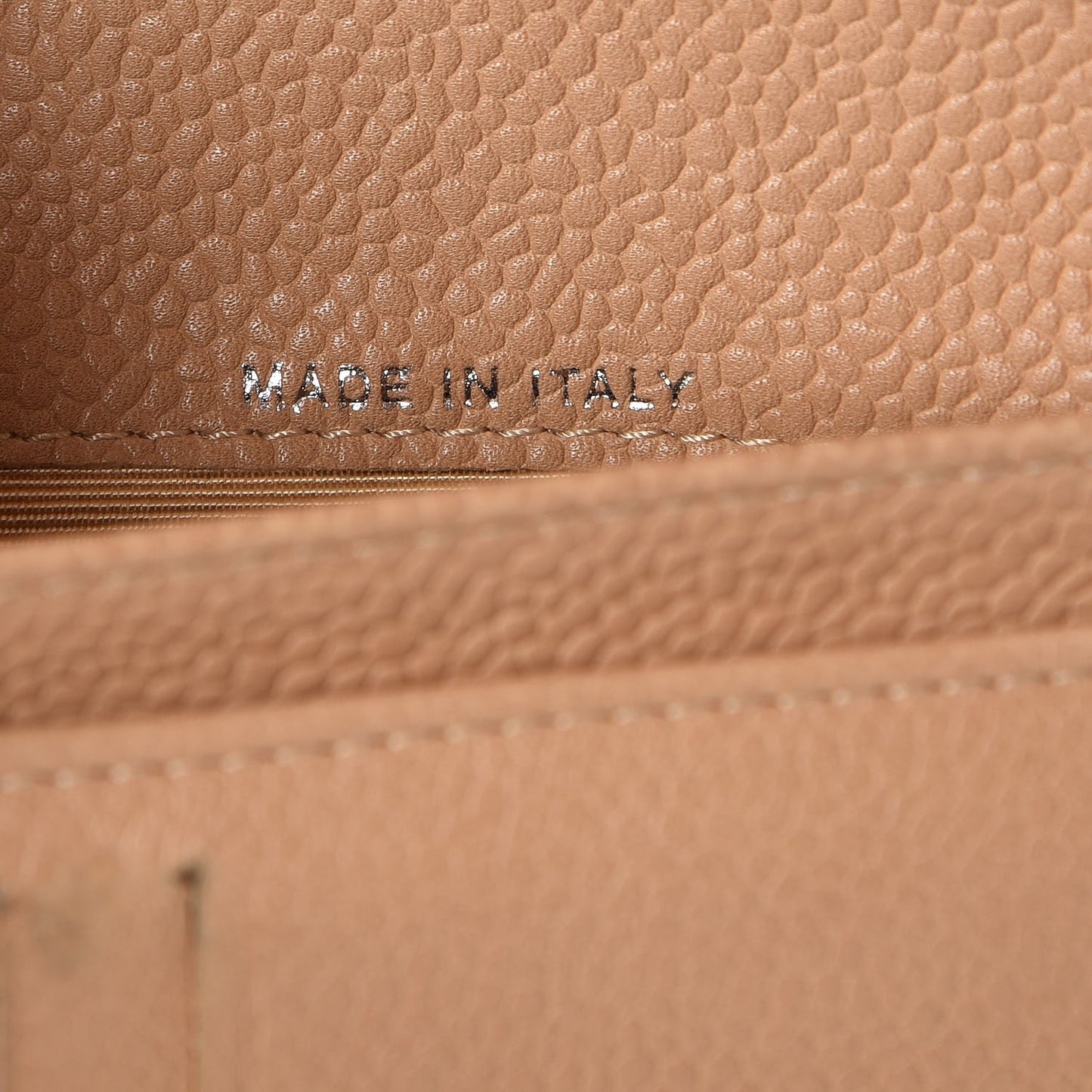 Caviar Timeless CC Flap Wallet Beige