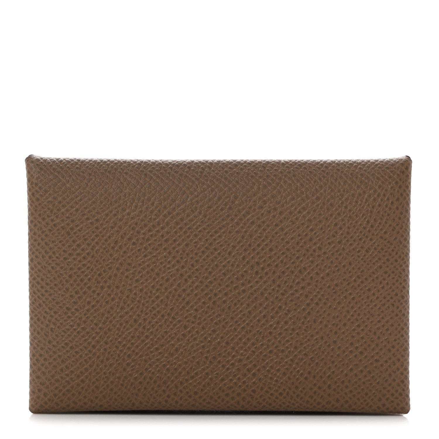 Hermes Epsom Calvi Card Case Etoupe 1 of 7