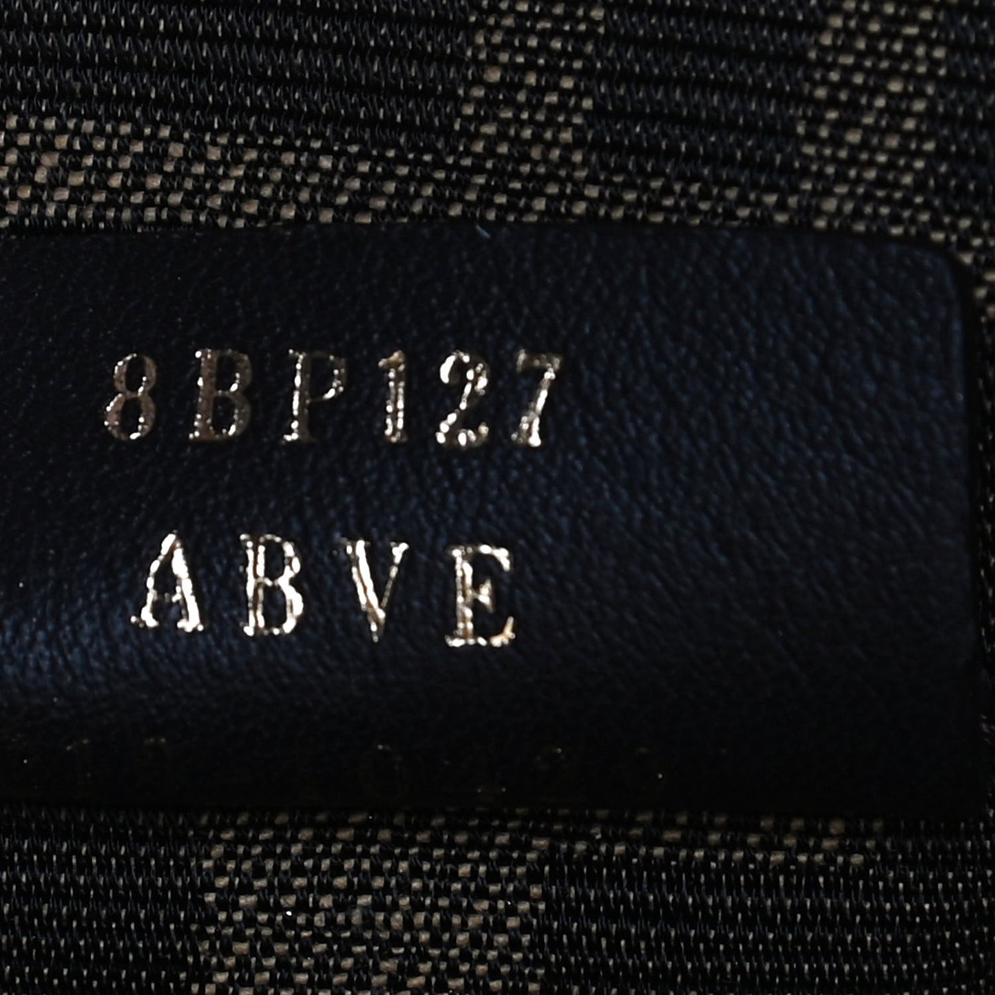 Shiny Nappa Medium Fendi First Black
