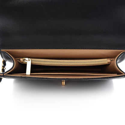 Chanel Lambskin Quilted Small Chic Pearls Flap Black 5 of 12