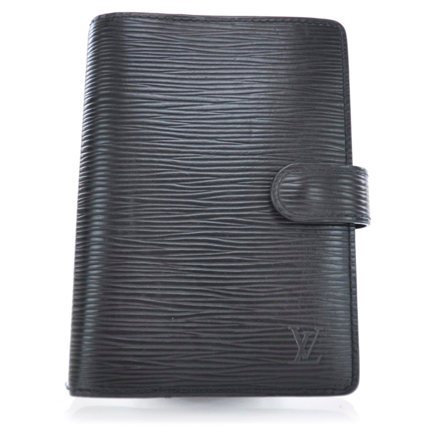 Louis Vuitton Epi Small Ring Agenda Black 1 of 9