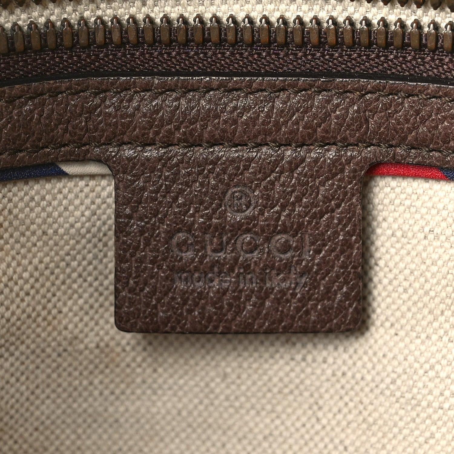 Gucci Soft GG Supreme Monogram Courrier Web Medium Flat Messenger Bag Beige New Acero Multicolor 6 of 10