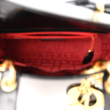 Christian Dior Glazed Calfskin Mini Lady Dior Black 5 of 14
