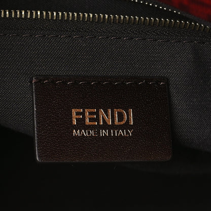 Fendi Zucchino Spalmati Vitello Mama Baguette Bordeaux Rubino 6 of 10