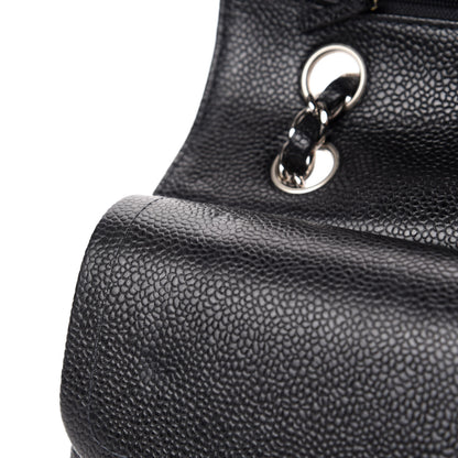 Chanel Caviar Quilted Medium Double Flap Black 9 of 12