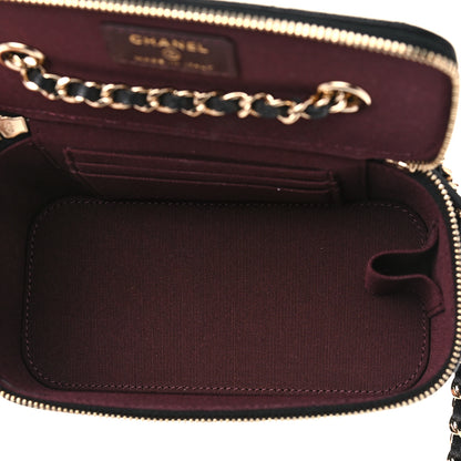 Chanel Caviar Quilted Small Vanity Case With Chain Black 5 of 10