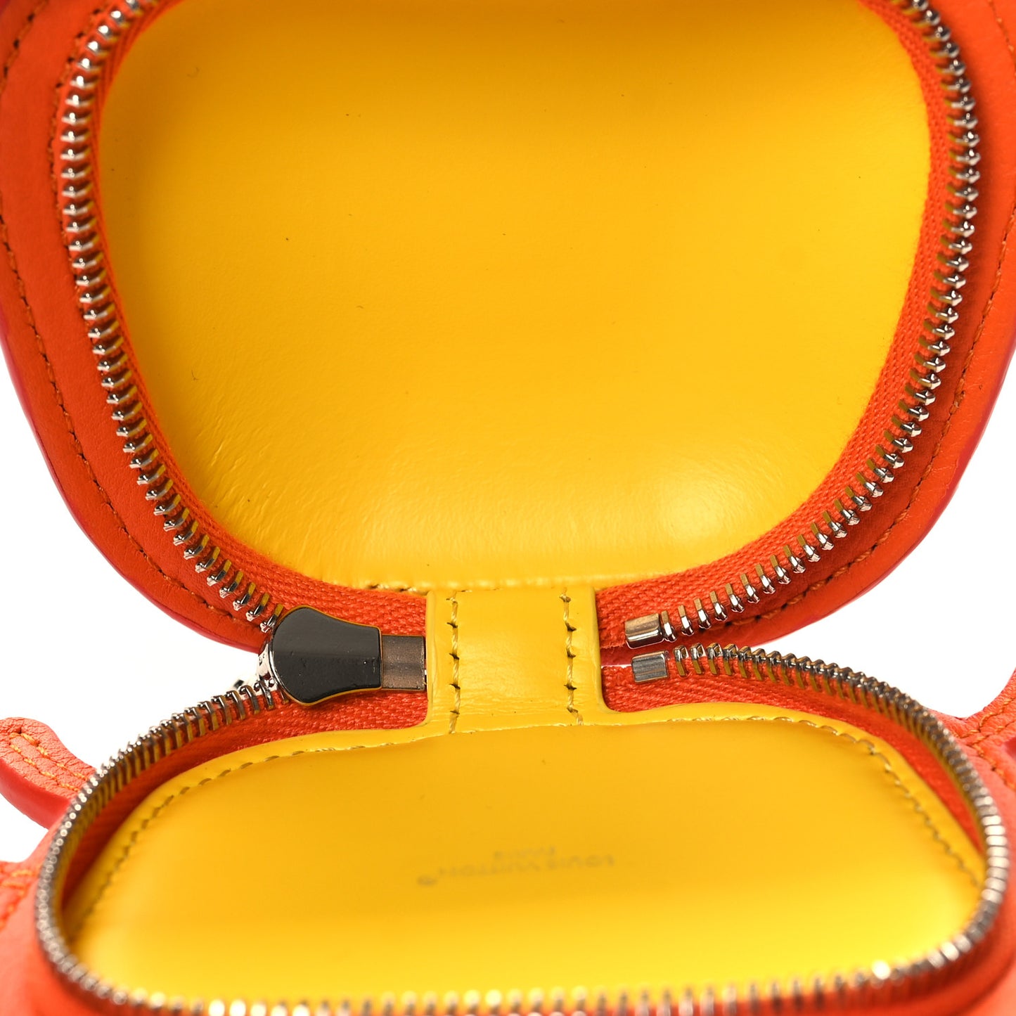 Monogram Crab Bag Charm Orange