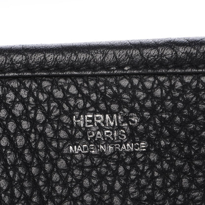 Hermes Taurillon Clemence Evelyne III PM Black 7 of 7
