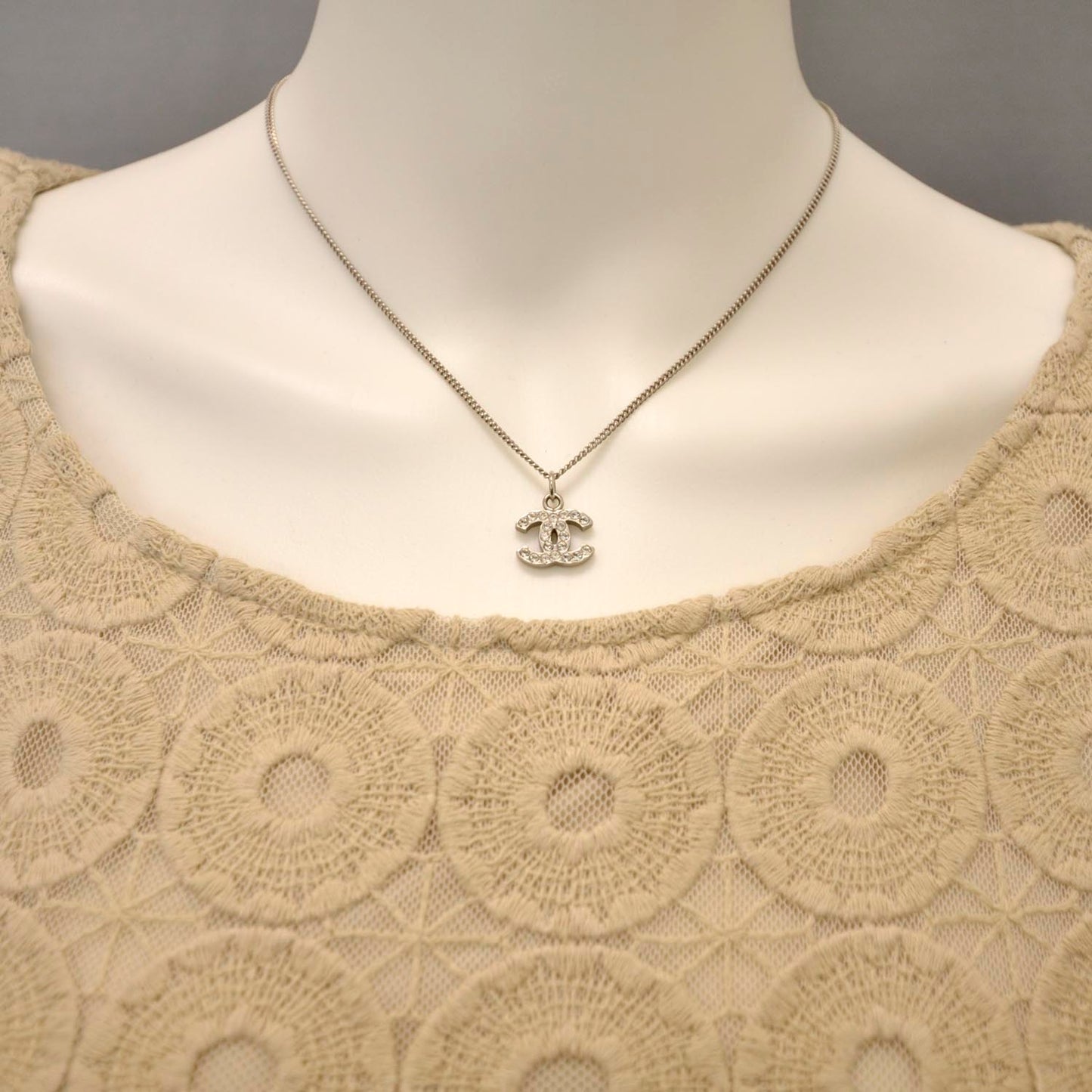Swarovski Crystal CC Necklace