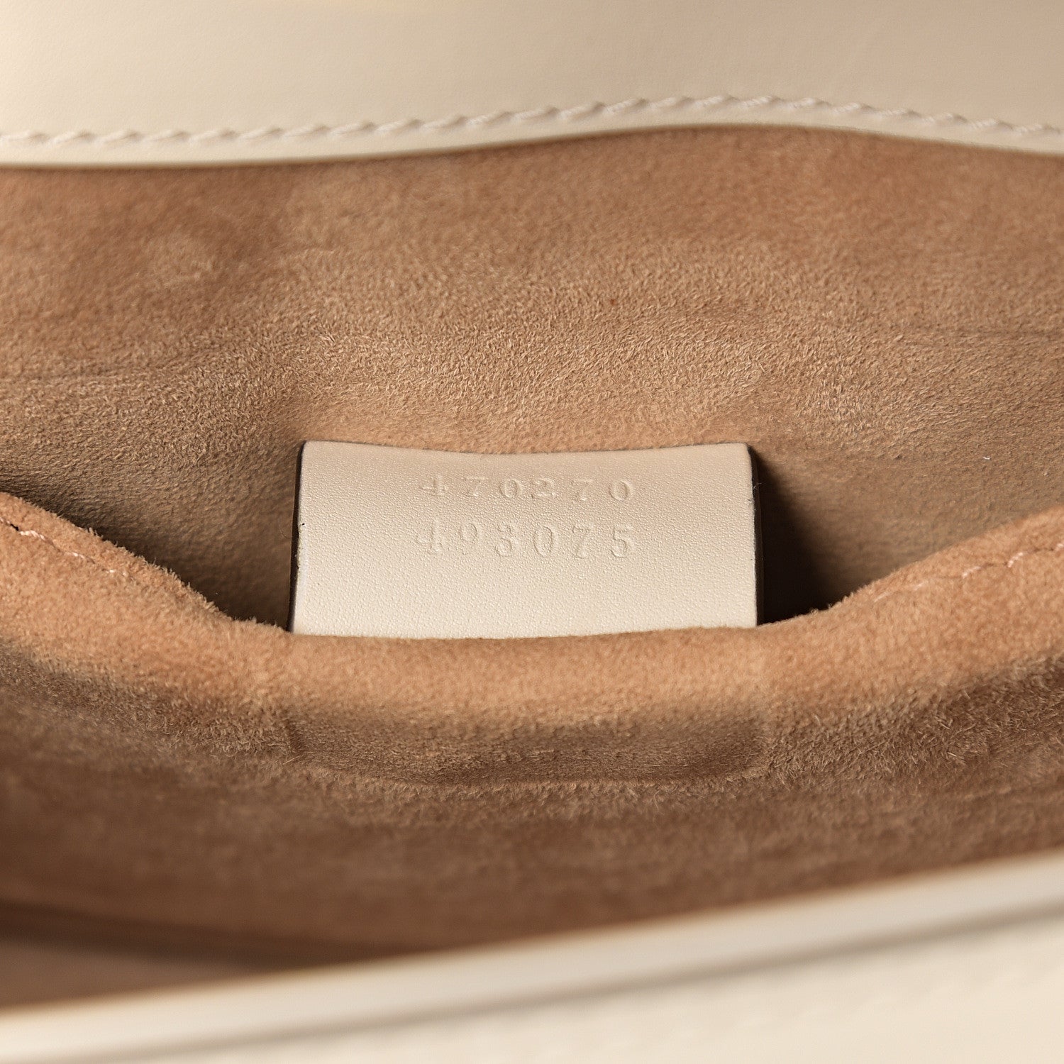 Gucci Calfskin Mini Sylvie Top Handle Bag White 6 of 12