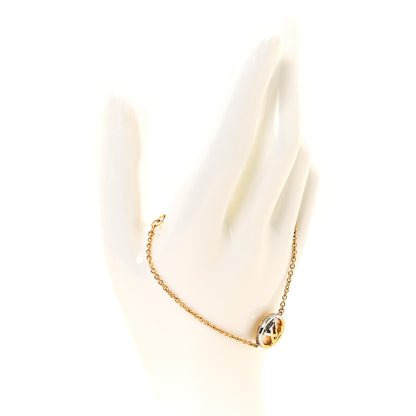 Louis Vuitton Metal L To V Bracelet Gold Silver 2 of 5