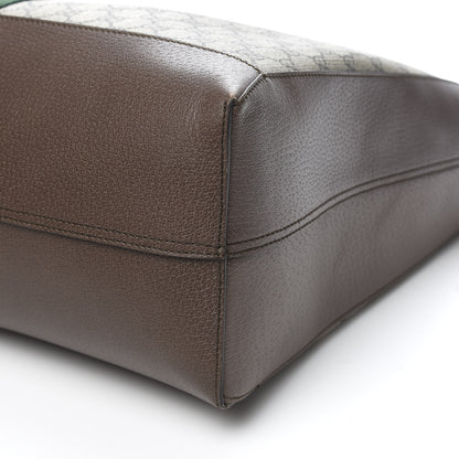 Gucci GG Supreme Monogram Web Ophidia Tote Brown 10 of 11