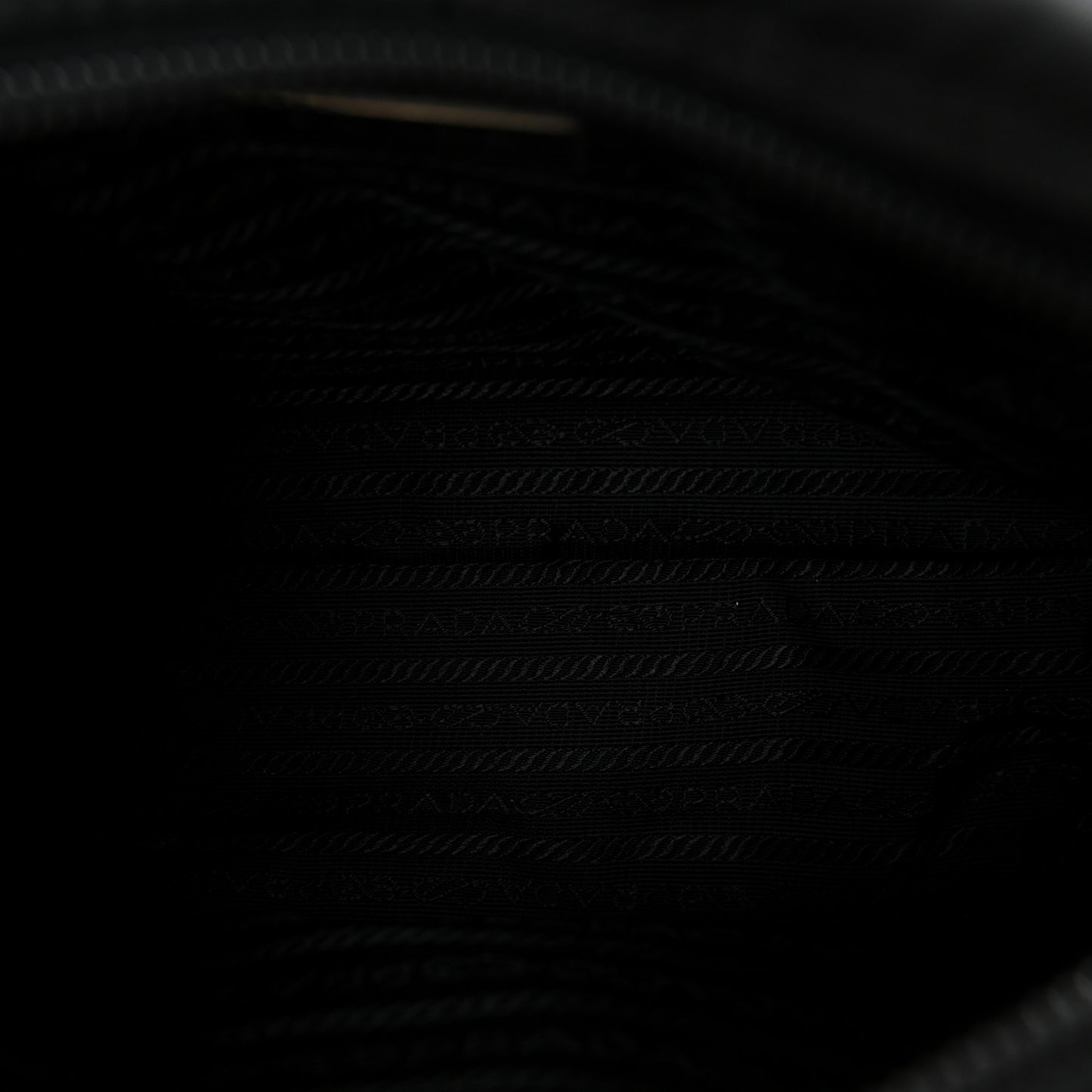 Nylon Vela Saffiano Single Buckle Messenger Shoulder Bag Black