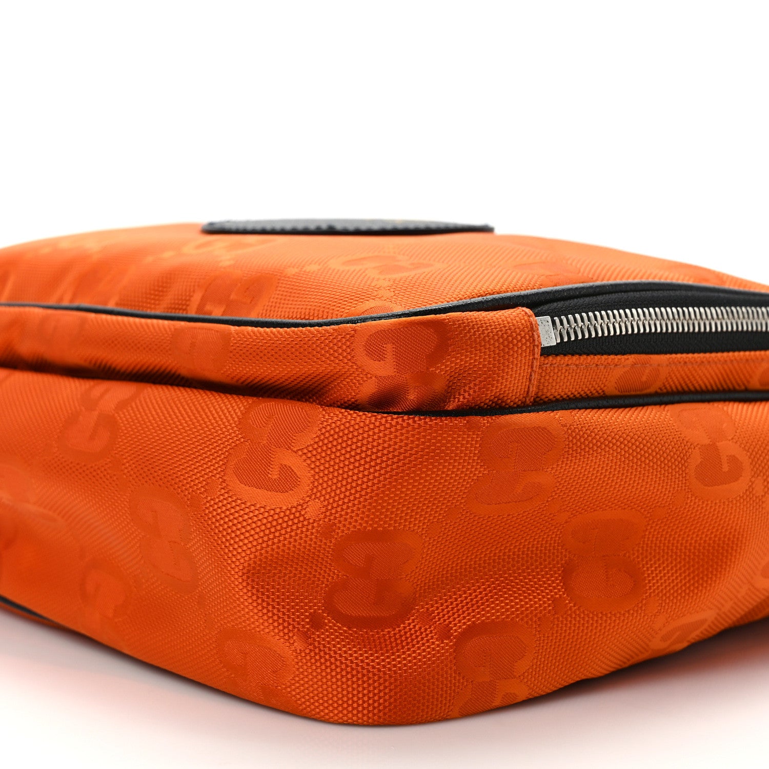 Gucci Econyl Nylon Monogram Off The Grid Messenger Orange Black 8 of 8