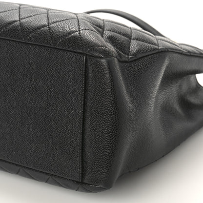 Chanel Caviar Quilted Grand Shopping Tote GST Black 10 of 10