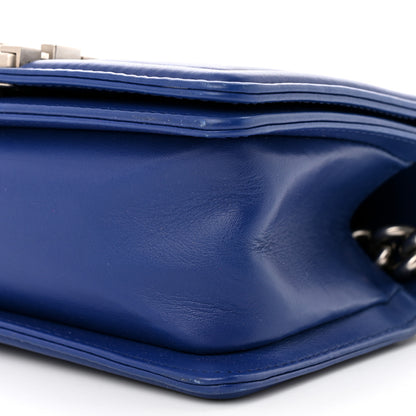 Chanel Snakeskin Small Boy Flap Blue 10 of 11