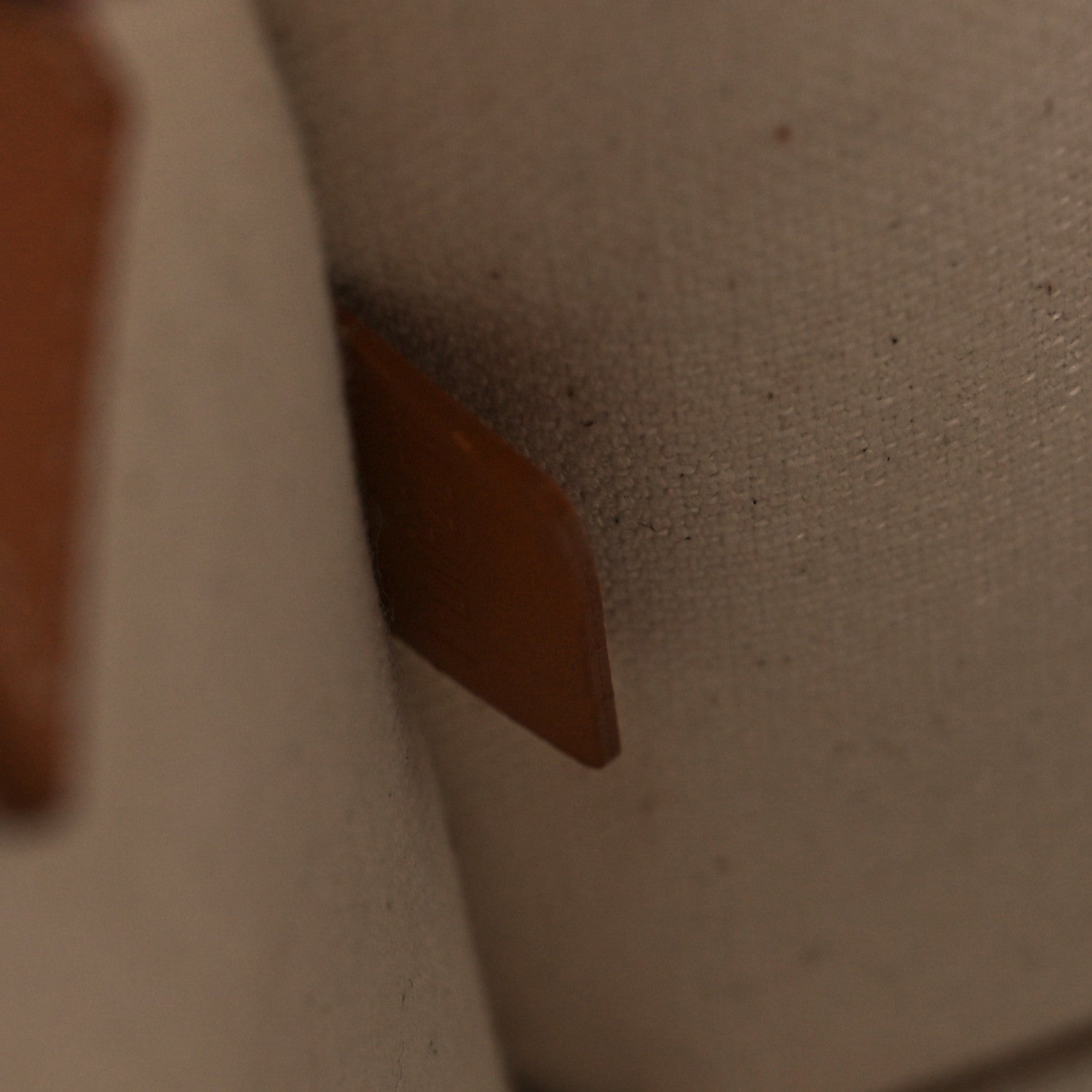 Celine Canvas Calfskin Mini Vertical Cabas Natural Tan 5 of 8