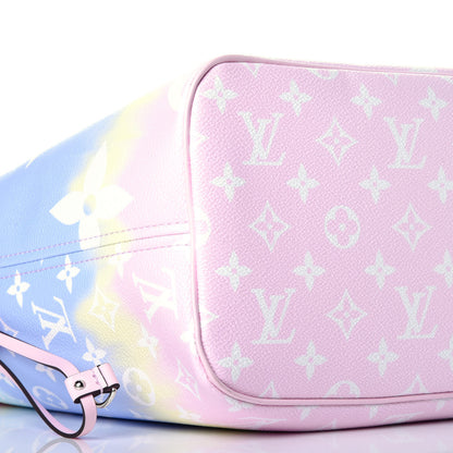 Louis Vuitton Monogram Escale Neverfull MM Pastel 7 of 8