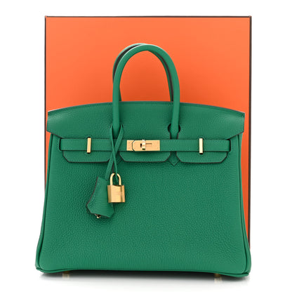 Hermes Togo Birkin 25 Vert Vertigo 11 of 11