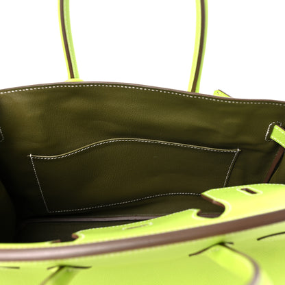 Hermes Epsom Candy Birkin 30 Kiwi Lichen 13 of 15