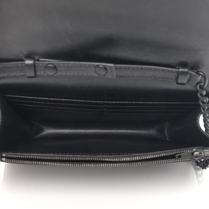 Balenciaga Smooth Calfskin B Wallet on Chain Black 5 of 14