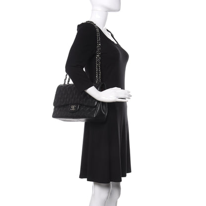 Chanel Lambskin Quilted Jumbo Double Flap Black 2 of 11