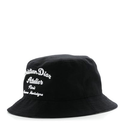 Christian Dior Cotton Woven Atelier Bob Bucket Hat S Blue 1 of 8