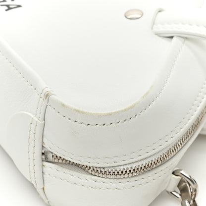 Balenciaga Calfskin XS Triangle Chain Duffle White 11 of 15