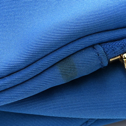 Prada Tessuto Nylon Saffiano Mini Bucket Crossbody Bag Azzurro 11 of 14