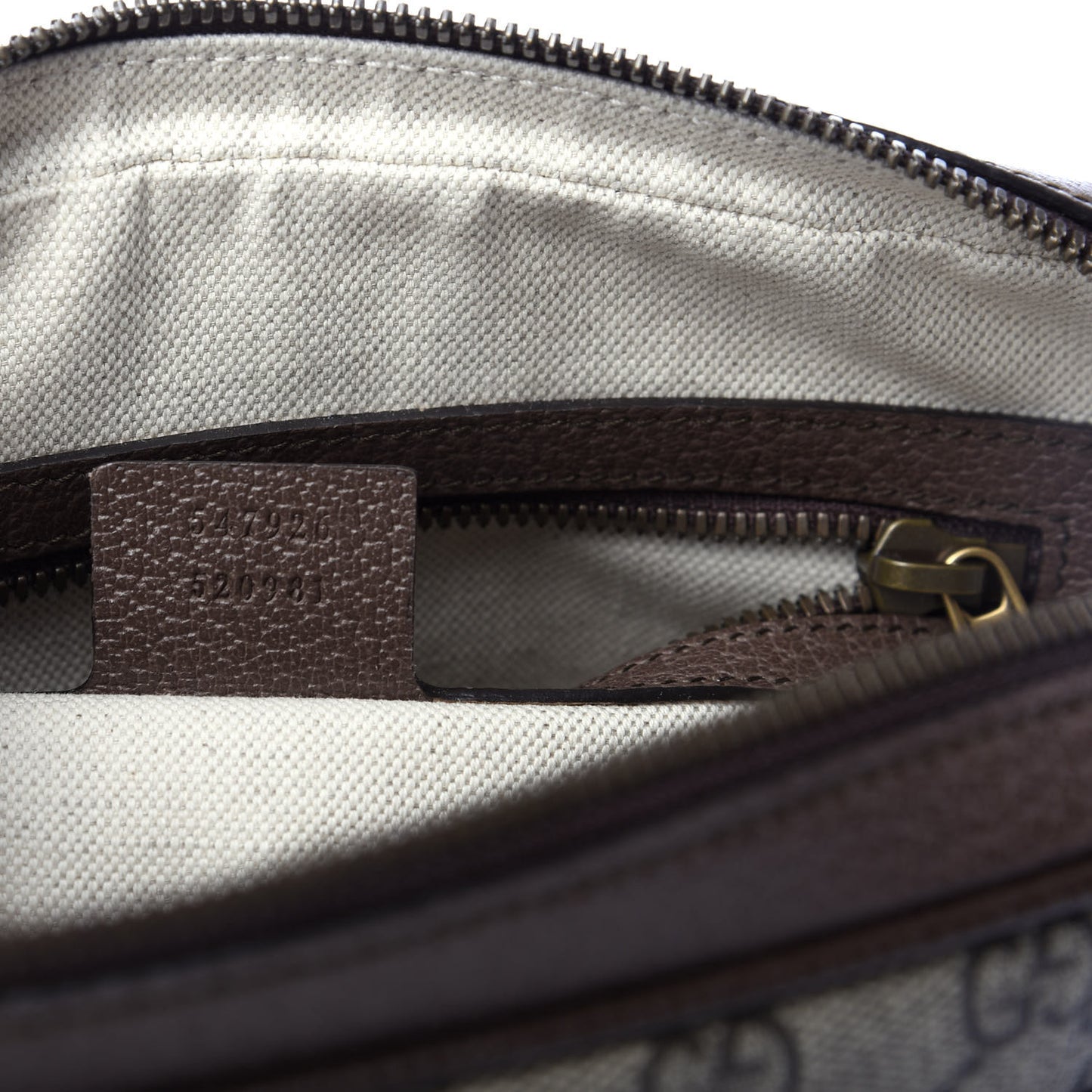 GG Supreme Monogram Web Small Ophidia Messenger Bag Brown