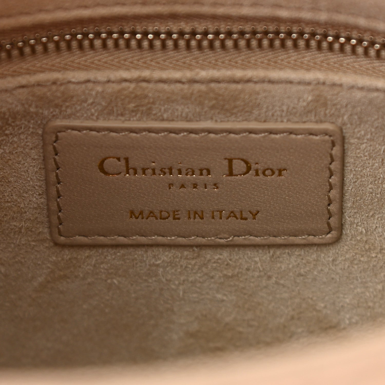 Christian Dior Lambskin Cannage Small My ABC Lady Dior Beige 6 of 10