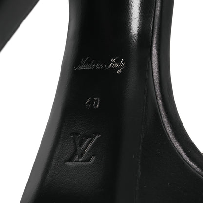 Louis Vuitton Monogram Afterglow Platform Sandals 40 Black 7 of 12