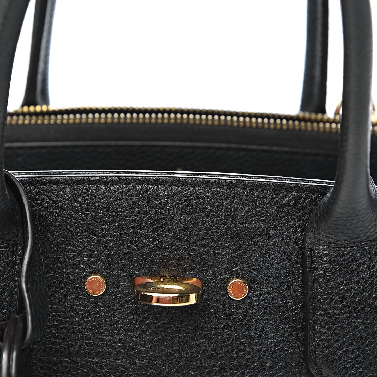 Calfskin Studded City Steamer MM Black