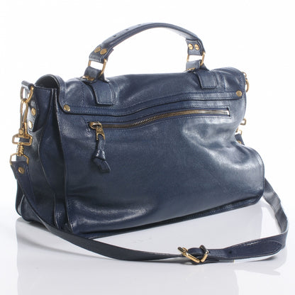 Proenza Schouler Lambskin PS1 Medium Satchel Marine 3 of 8