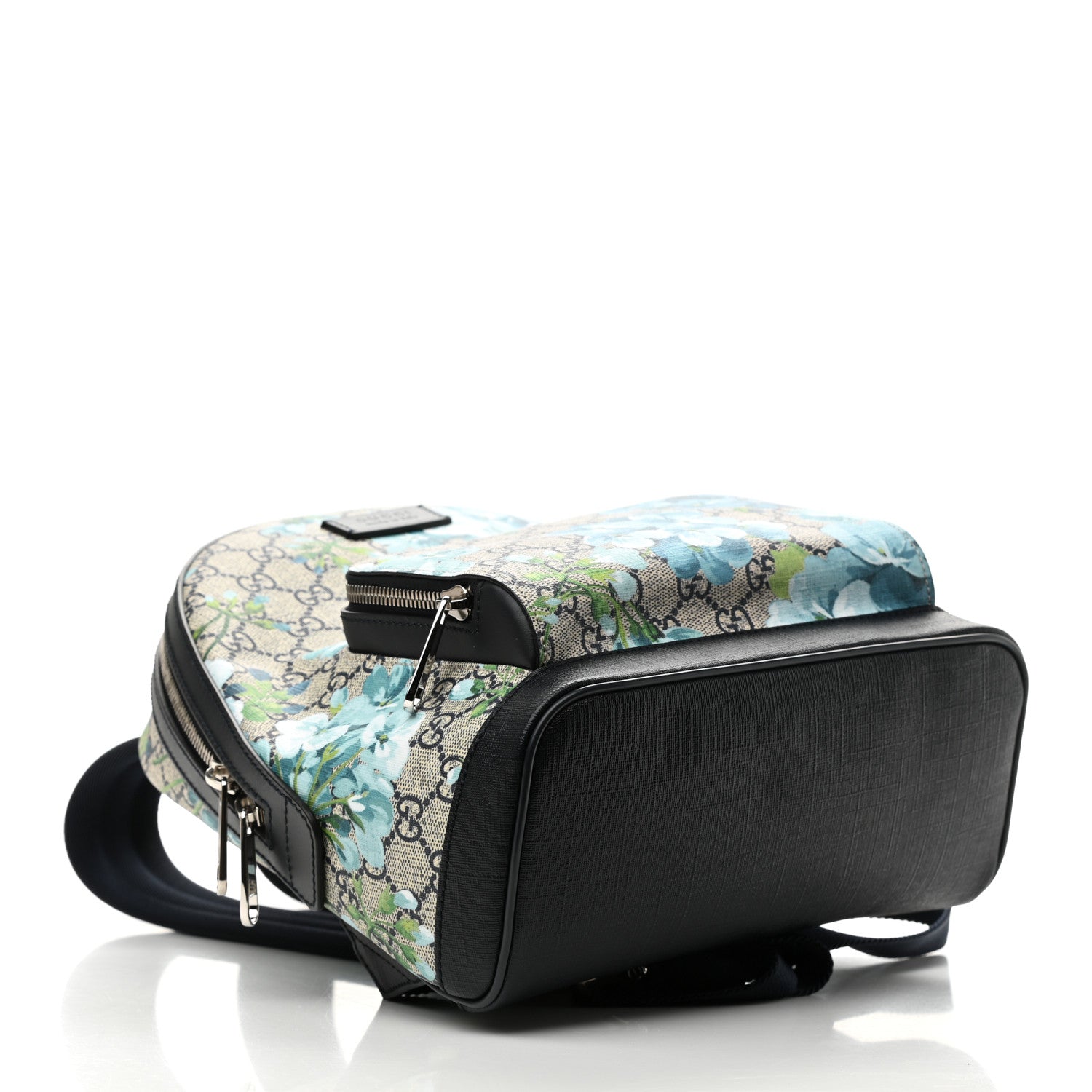 Gucci GG Supreme Monogram Blooms Small Day Backpack Blue 4 of 10