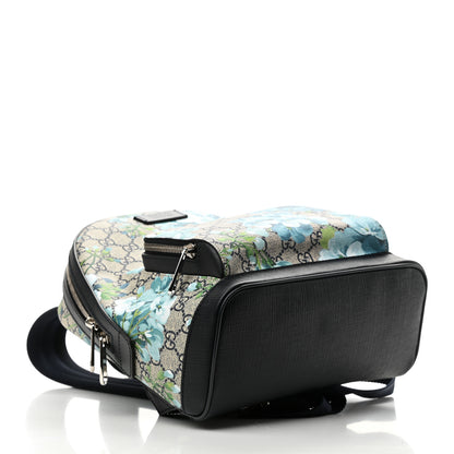 Gucci GG Supreme Monogram Blooms Small Day Backpack Blue 4 of 10