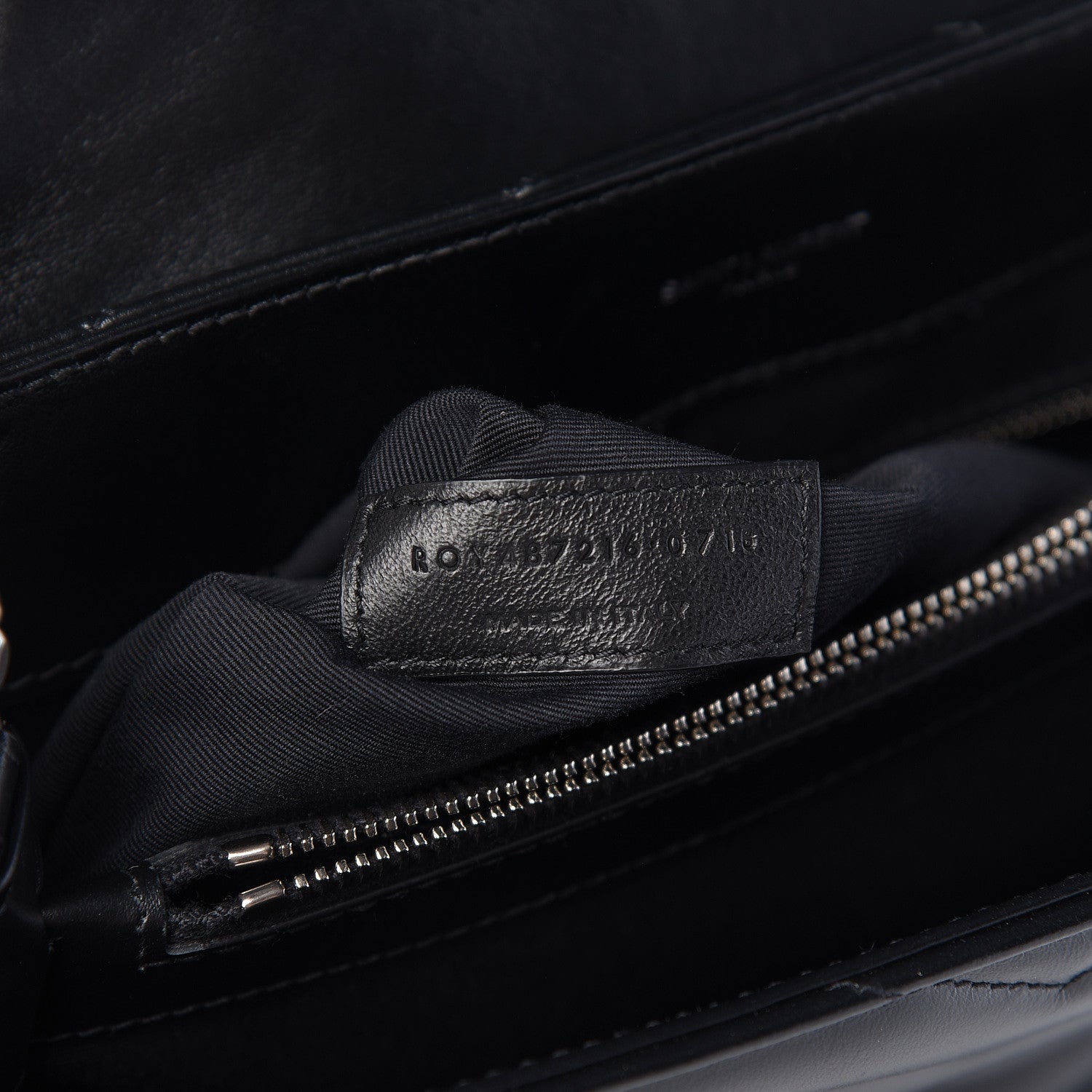 Saint Laurent Calfskin Y Quilted Monogram Medium Loulou Chain Satchel Black 8 of 16
