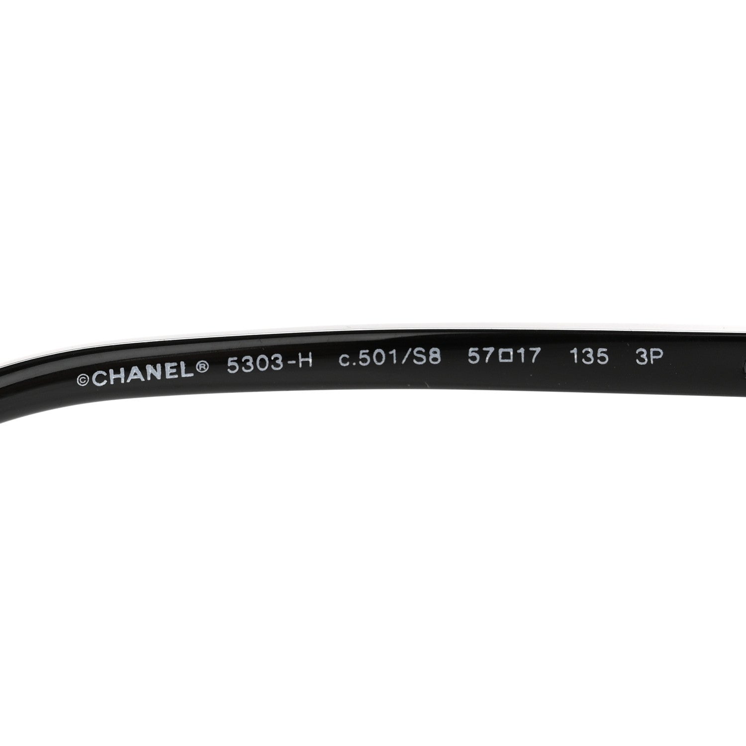 Chanel Pearl Polarized Square Sunglasses 5303-H Black 5 of 9