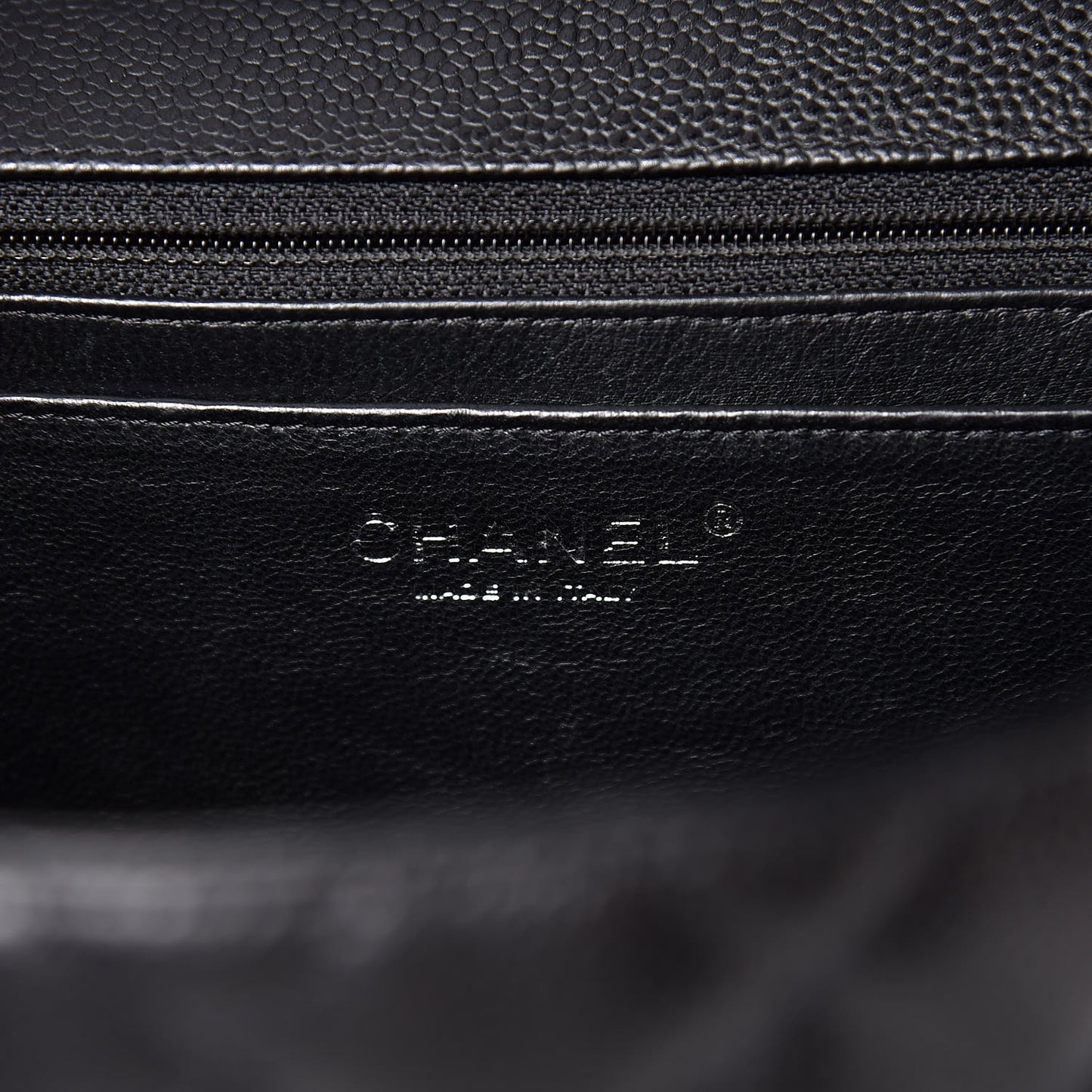Caviar Quilted Maxi Single Flap Black