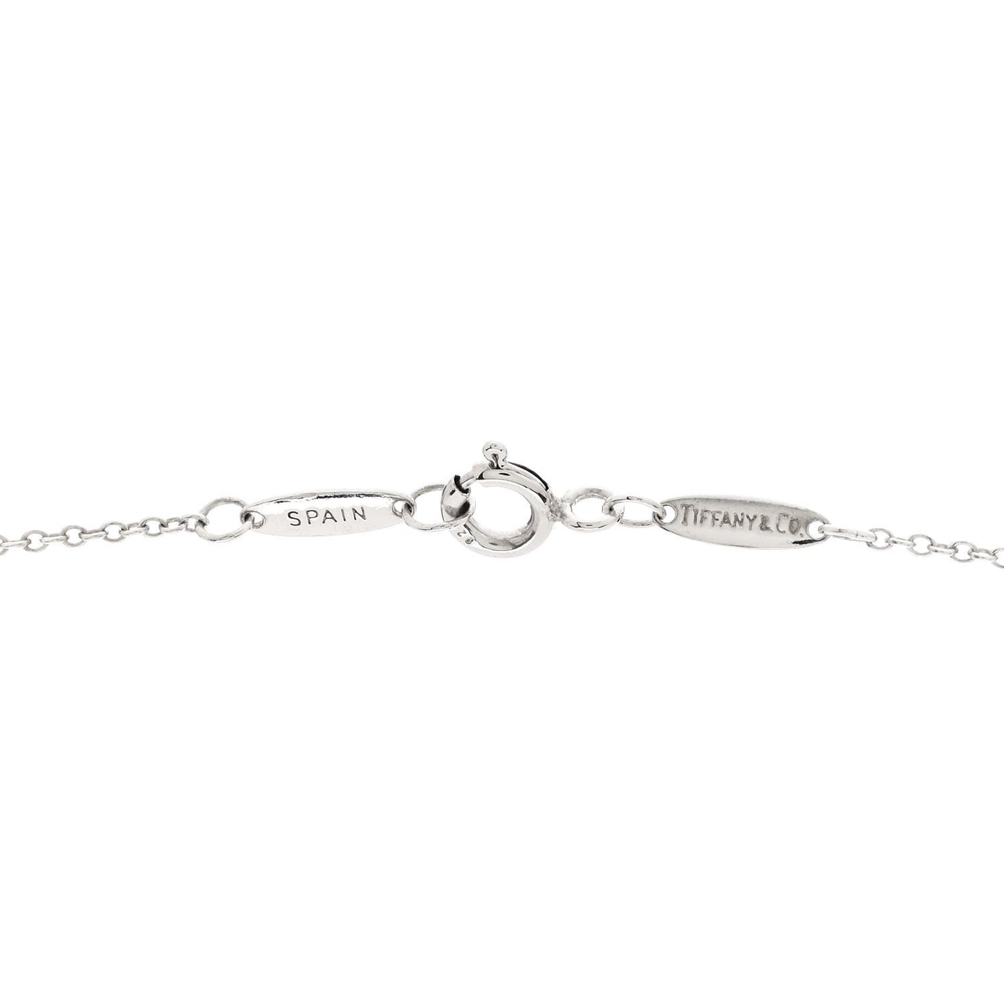Sterling Silver Diamond 15mm Elsa Peretti Starfish Pendant Necklace