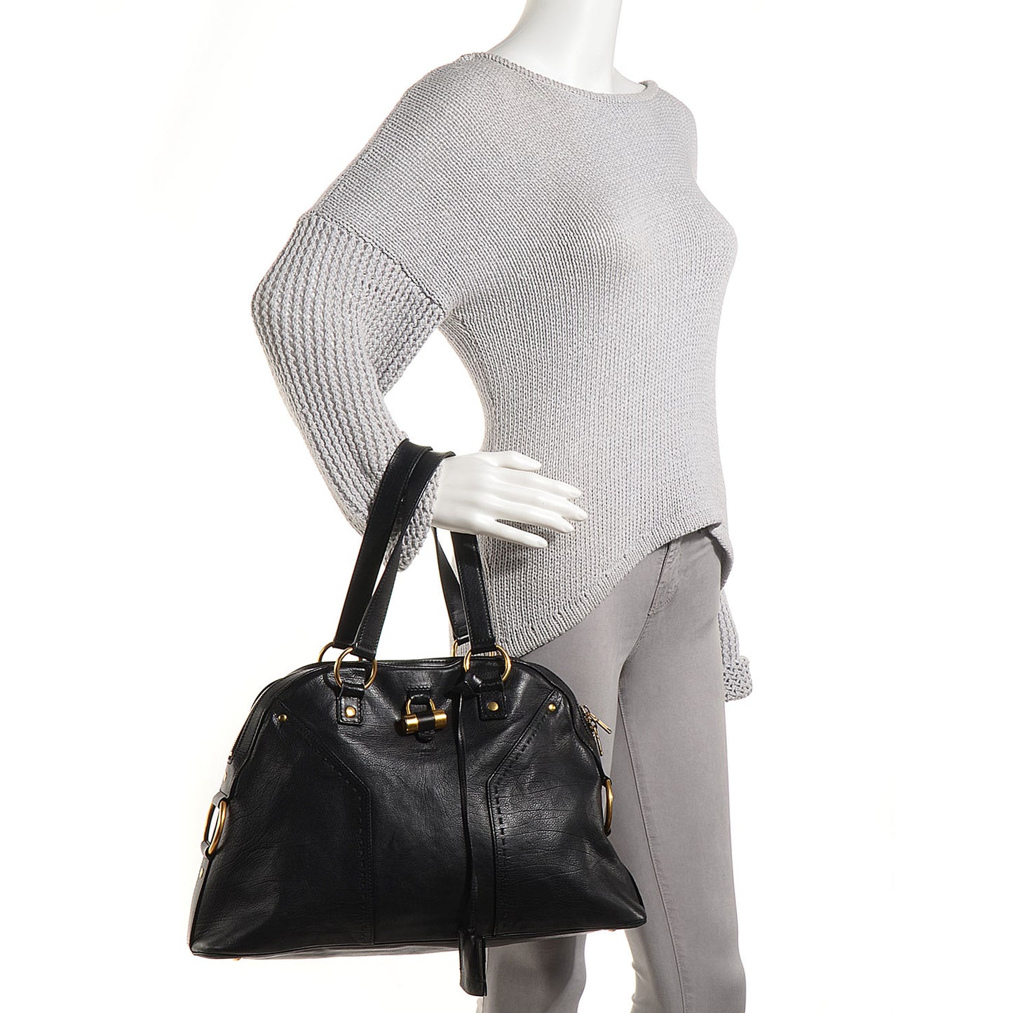 Calfskin Large Muse Black