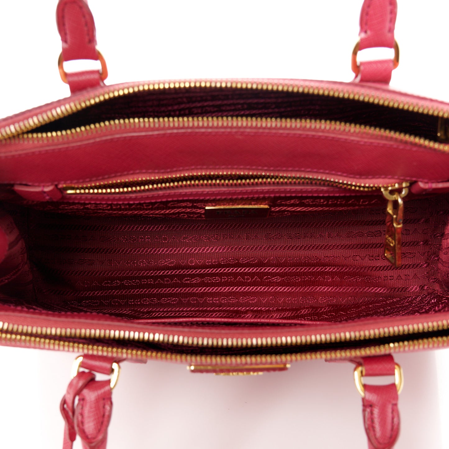 Saffiano Small Galleria Double Zip Tote Poenia