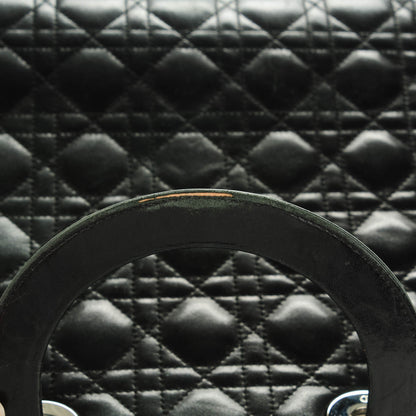 Christian Dior Lambskin Cannage Large Lady Dior Black 8 of 8