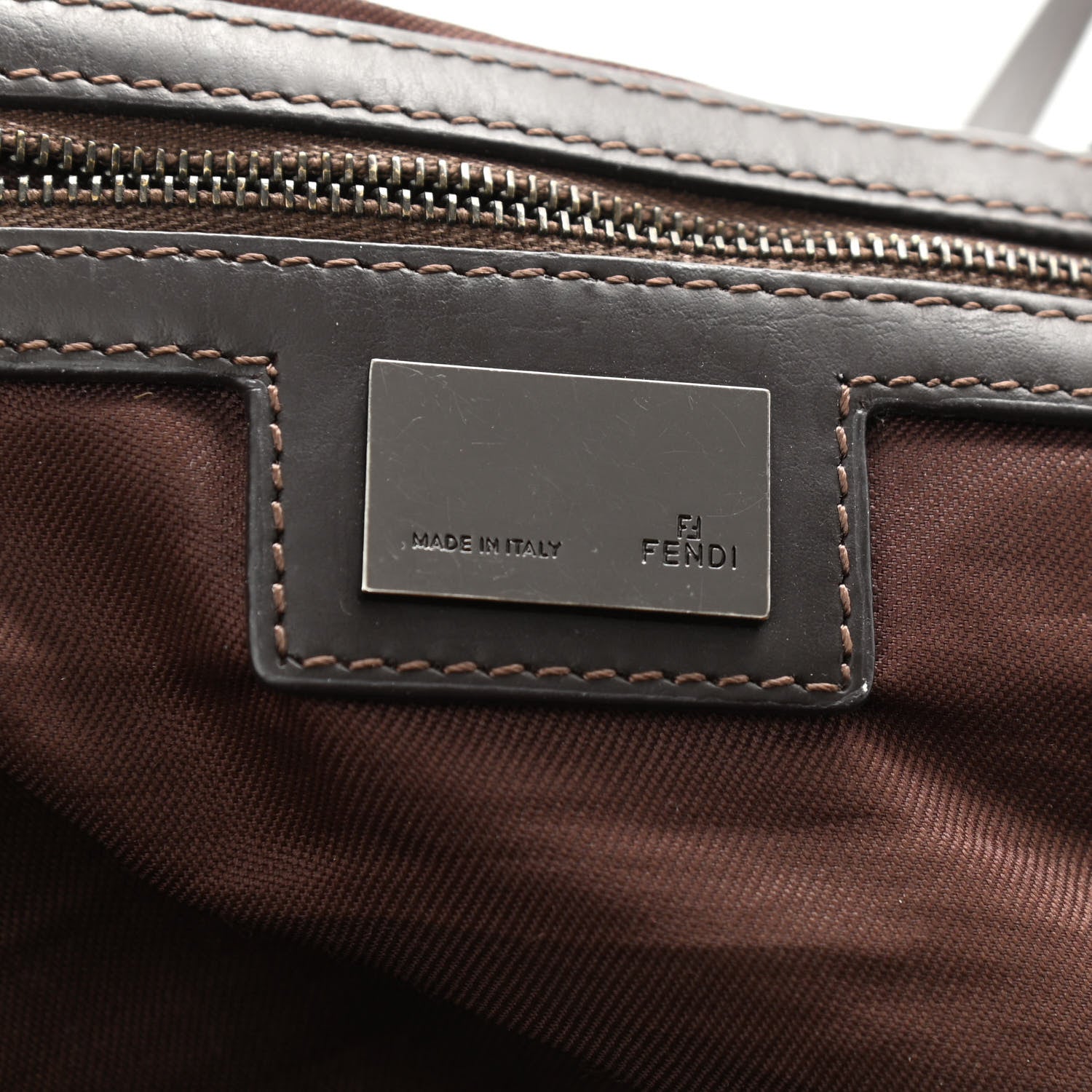 Fendi Zucca Shoulder Bag Brown 5 of 8