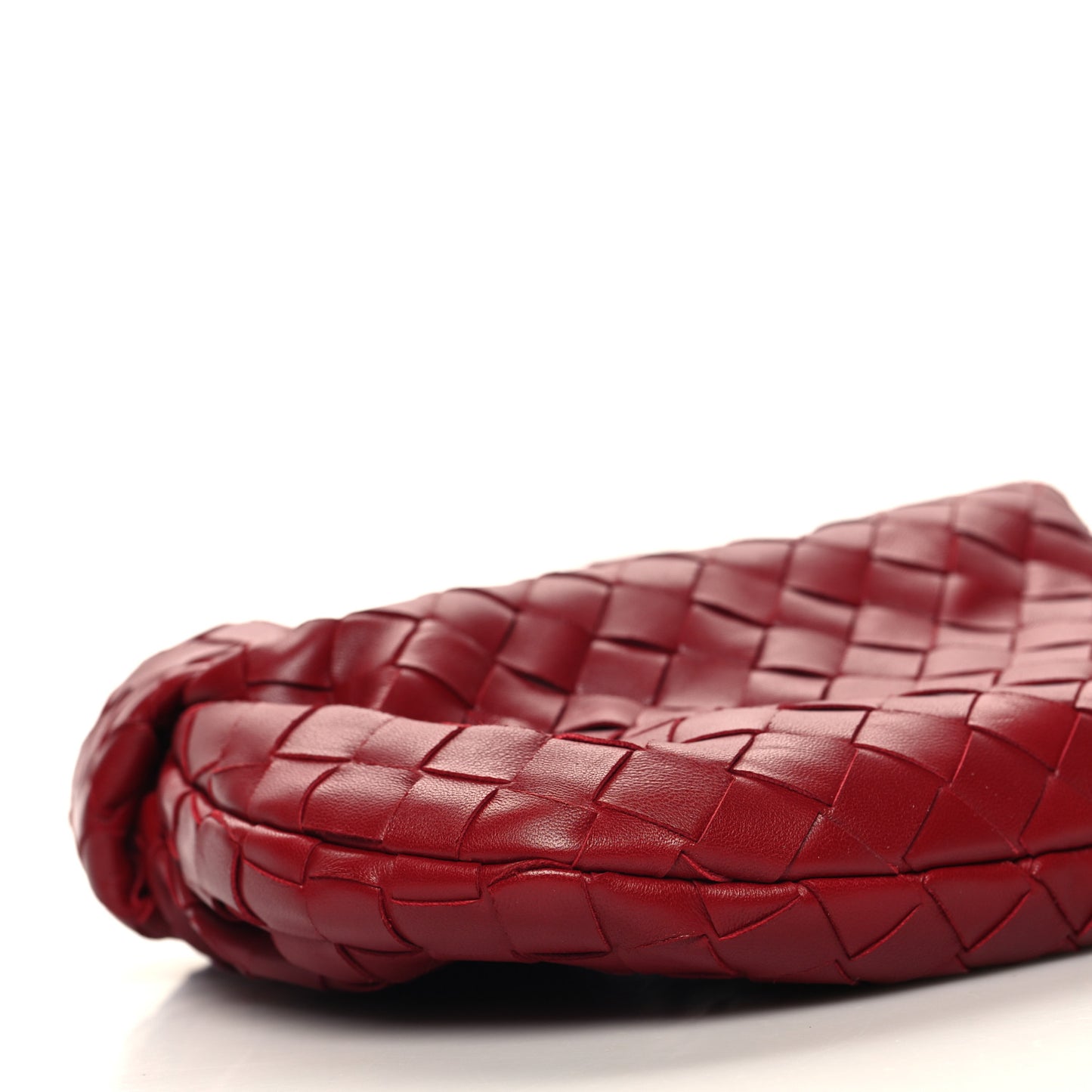 Nappa Intrecciato Mini Jodie Dark Red